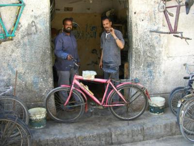 Zum Richten der Fahrradtasche ... und dann gab es Tee