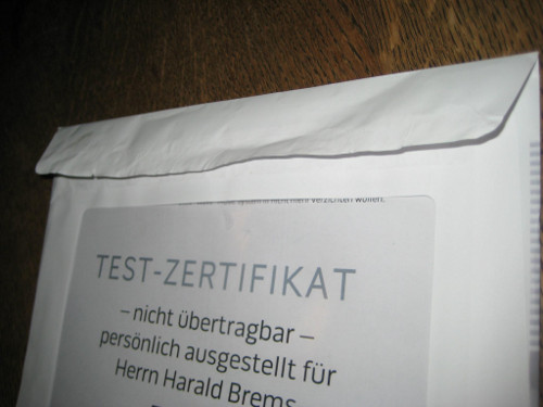 geöffneter Brief geöffneter Brief