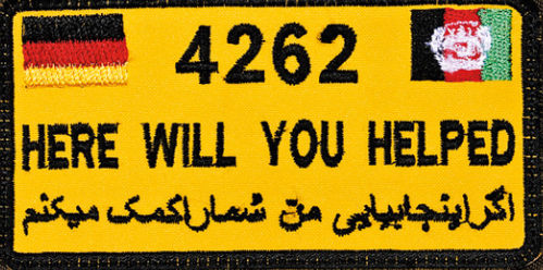 Abzeichen-deutscher-Soldaten-In-Afghanistan