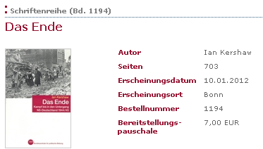 bpbDas-Ende-Schriftenreihe-Bd