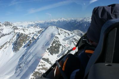 Mühsames Hochklettern an der "Mary"