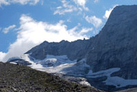 Am Fuße des Olperer-Gletschers - Aufstieg via Geraer Hütte vom Valser Tal aus