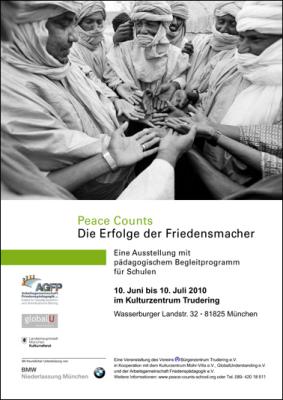 Peace Counts Poster-Ausstellung in Trudering