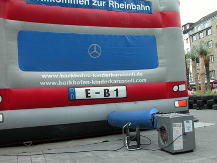 Aufblasen