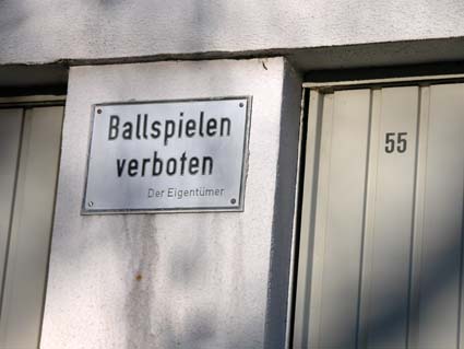 Ballspielen-verboten