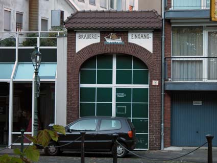 Brauerei-Eingang