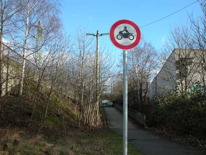 Motorradfahrer-Piktogramm