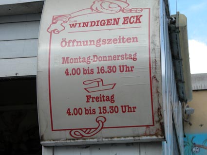 Oeffnungszeiten