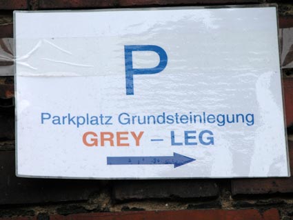 Parkplatz-Grundsteinlegung