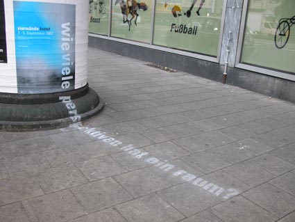 Plakat-Streetart