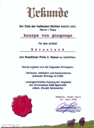 Urkunde