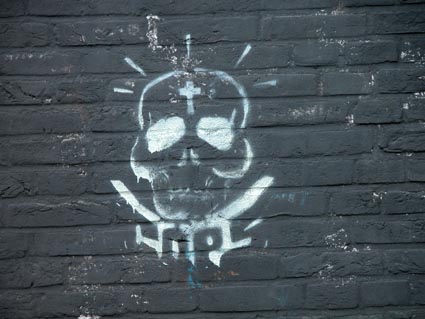 schwarze-Wand