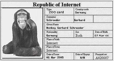 G. Schröder was a monkey?