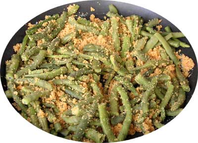 Bohnen abgeschmalzene