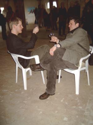 Michel und ich bei Kaffee+Cola