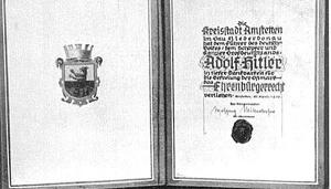 Hitler_Ehrenbuerger_Amstetten