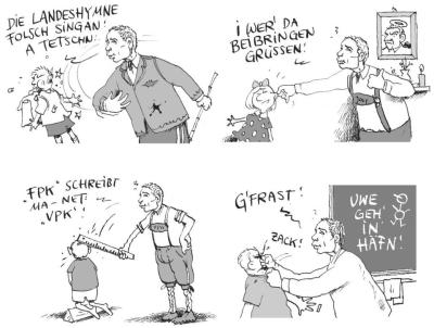 Scheuch_Karikatur_Watschn_Kurier_Hametsberger