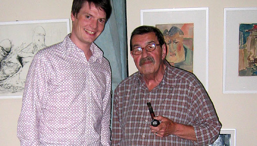 Begegnung mit Günter Grass am 5. Juli 2005 in Lübeck