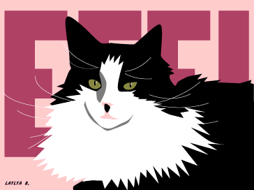 Katzen-Illustration