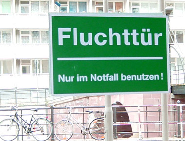 Hintertür des Außenministeriums