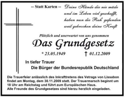 60 Jahre Grundgesetz 60 Jahre Grundgesetz