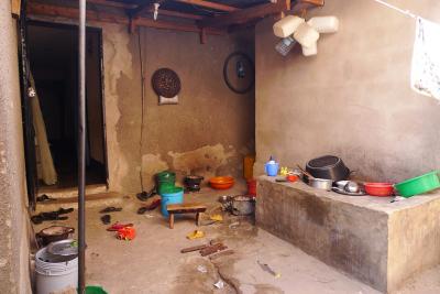 Hinterhof in Tandika, Daressalam.