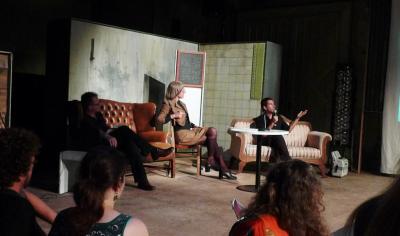 Thomas Kirsch, "Frau Professor" Susi Wirth, und ich. Foto Julia Scheller