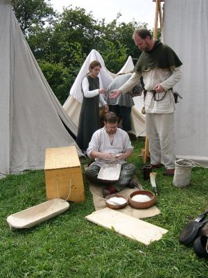 Brotteig ruehren bei Huginn
