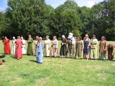 Die Teilnehmerinnen an der Frauenolympiade