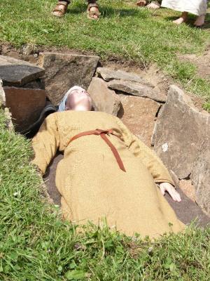 Kammergrab mit Bestattung