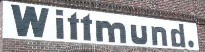 Wittmund Bahnhofsschild