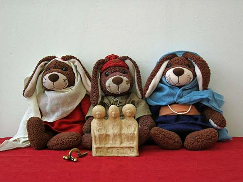 haselheid, konstantin, livia mit Matronenaltar