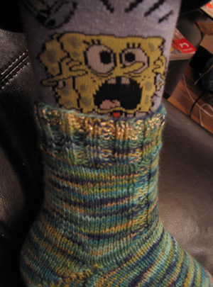 gruene-Socken