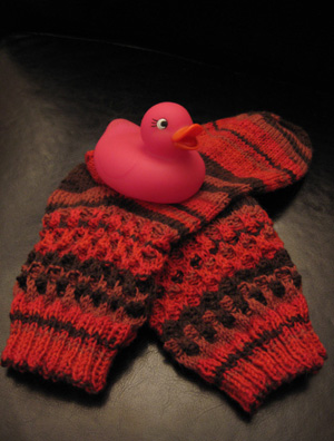 rosa-Socken