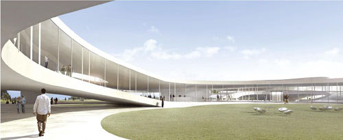 Rolex Learning Center - außen