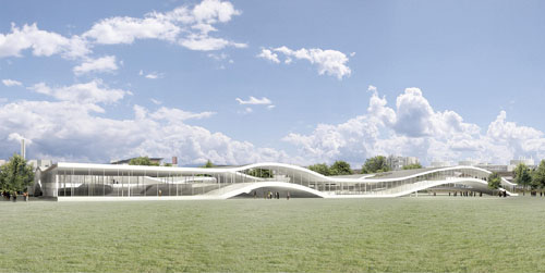 Rolex Learning Center - außen