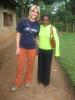 Ich und Lornah kurz bevor ich mich wieder auf den Weg nach Jinja gemacht habe.
