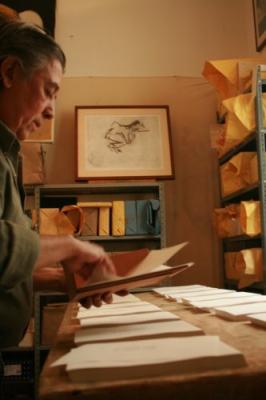 Jorge im Taller Ditoria bei der Arbeit