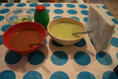 Die Kunst des Alltags in Blau gepunktet