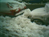 schnee - autos in penzing