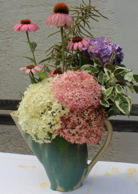 Blumenstrauss-in-Vase