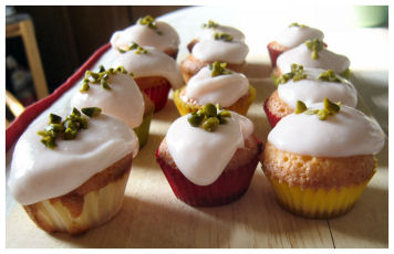 *pistazien cupcakes*