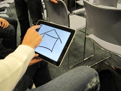 ein iPad zum Scribbeln