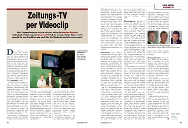 Artikel Internet-TV Journalist 2/2007 Artikel Internet-TV Journalist 2/2007