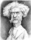 Mark-Twain-Karrikatur