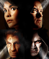 Audrey Tautou - Tom Hanks - Paul Bettany - Ian McKellen Audrey Tautou - Tom Hanks - Paul Bettany - Ian McKellen