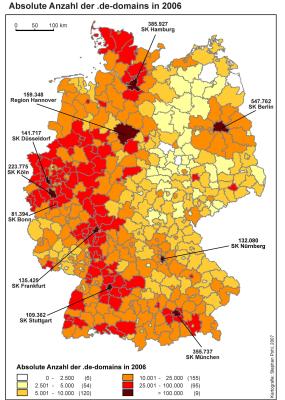 DENIC-Domainatlas 2006