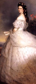 Kaiserin Elisabeth, Gemälde von Franz Xaver Winterhalter Kaiserin Elisabeth, Gemälde von Franz Xaver Winterhalter