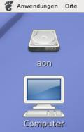Link zur aon-Festplatte auf meinem Desktop Link zur aon-Festplatte auf meinem Desktop