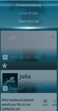 Private Browsing kommt demnächst aufs Jolla Phone 